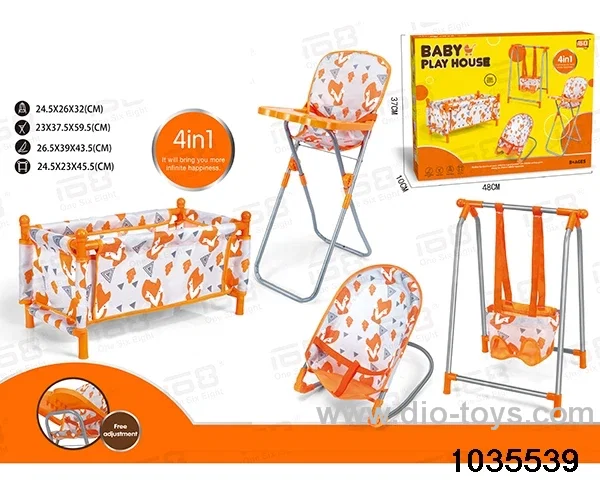 Beds, swings, dining chairs, rocking chairs