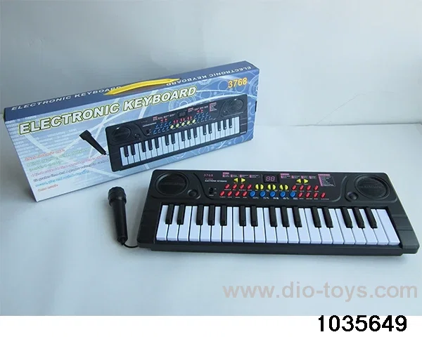 electronic keyboard in color box