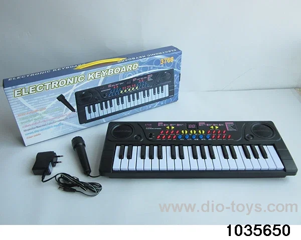 electronic keyboard in color box