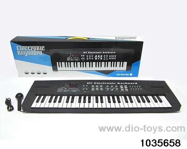 electronic keyboard in color box