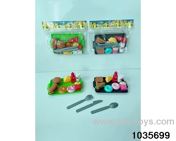 Hamburger Playset in opp bag