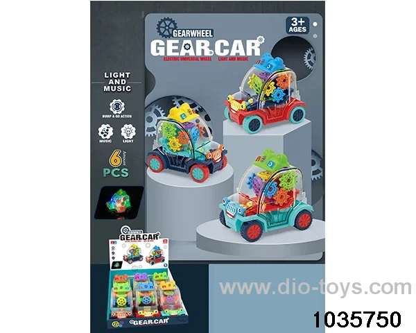 Electric Gear Vehicle 6 Lights in display box