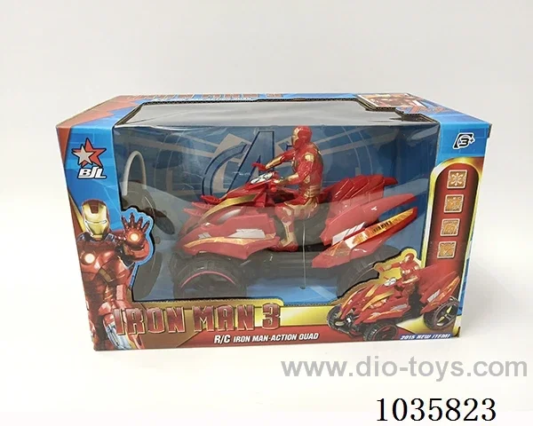 4-way Iron Man with light in Window box