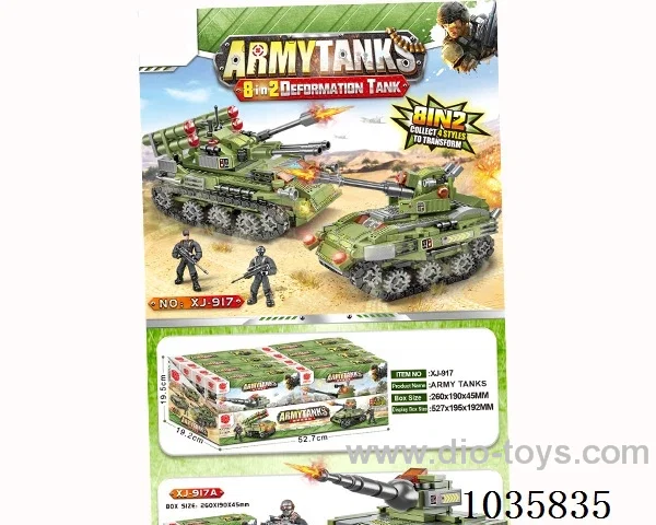 Army tank warfare in Color box