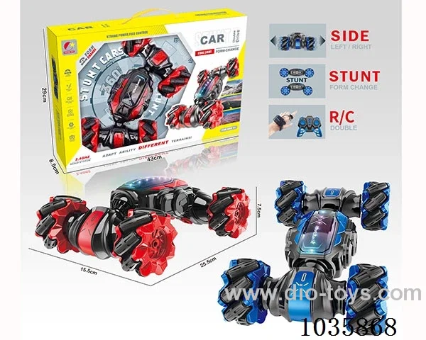 RC Stunt car in Window box