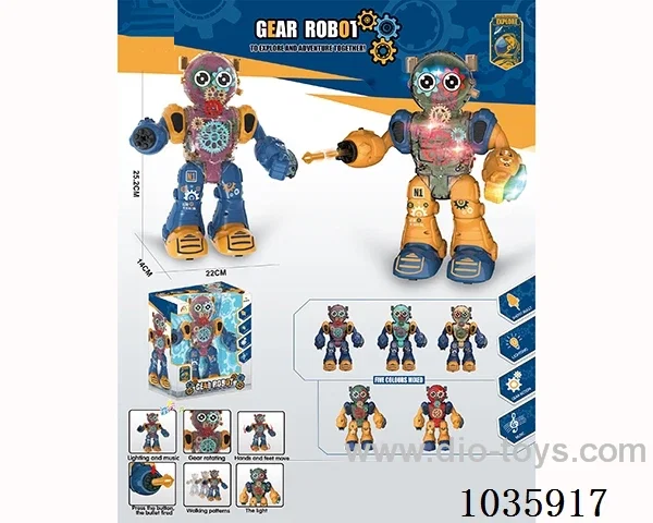 Electric robot in display box