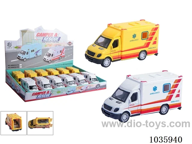 1:38 pull back alloy car 2color mixed loading in display box