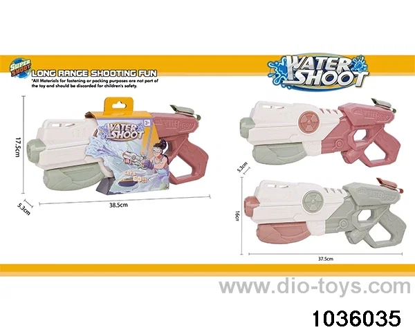 water gun in paper card