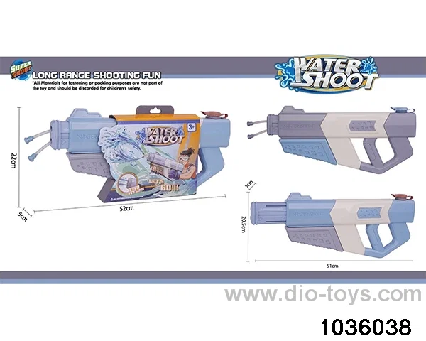 water gun in paper card