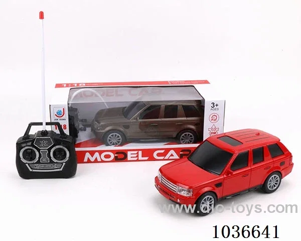 1:18 4ch RC car with light  2color mixed loading not include battery