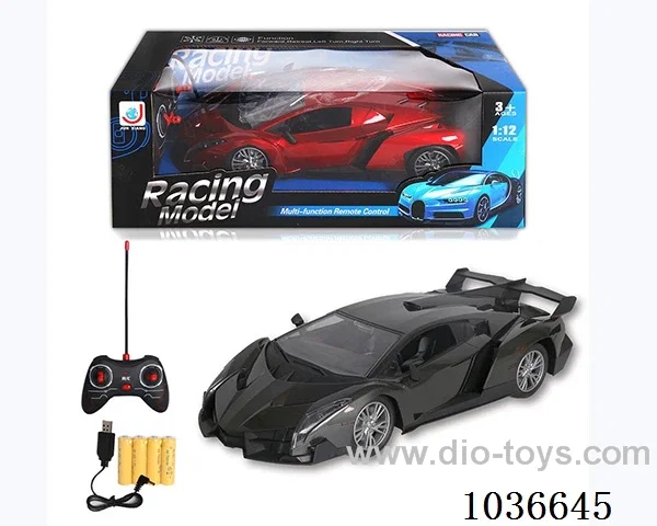 1:12 4ch RC car with light  2color mixed loading include battery