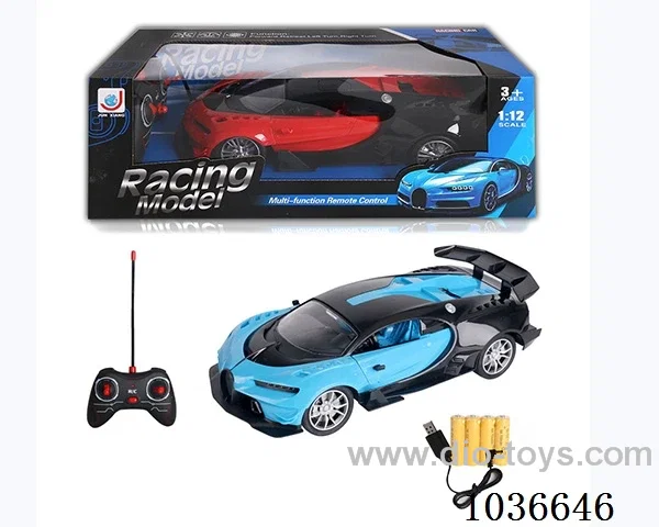 1:12 4ch RC car with light  2color mixed loading include battery