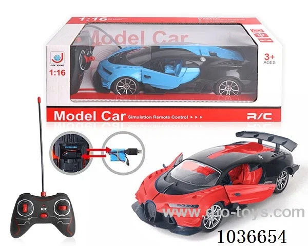 1:16 5ch RC car with light  2color mixed loading include battery