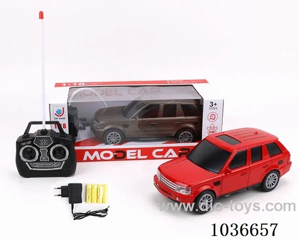 1:18 4ch RC car with light  2color mixed loading not include battery