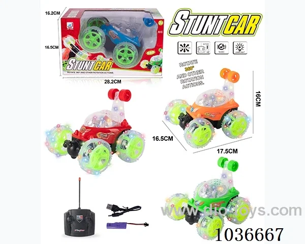 RC car with light 4color mixed loading include battery