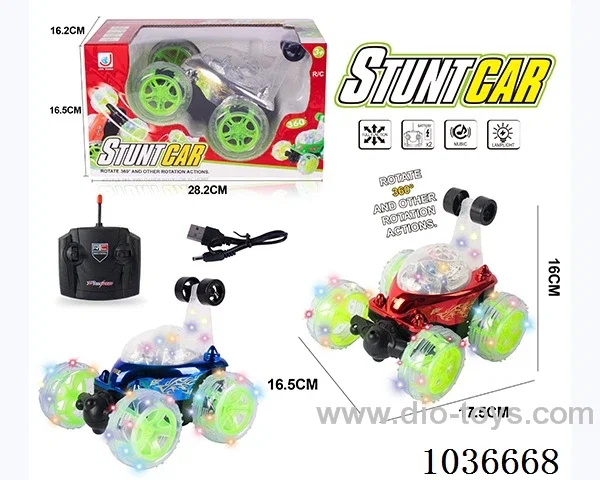 RC car with light 3color mixed loading include battery