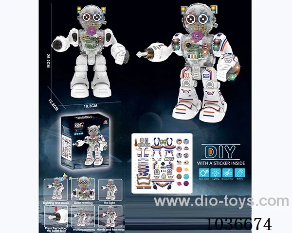 Electric robot in color box