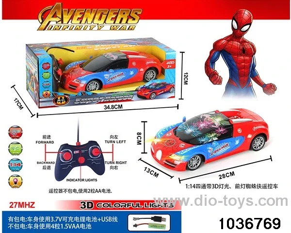 1:14 4ch RC car with 3D light(contracted electricity) in window box