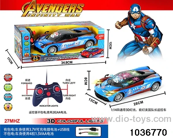 1:14 4ch RC car with 3D light(contracted electricity) in window box