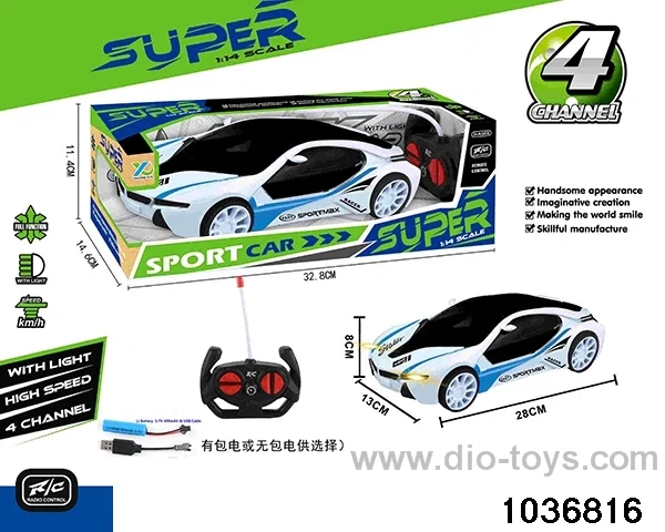 1:14 4ch RC car with light(contracted electricity) in window box