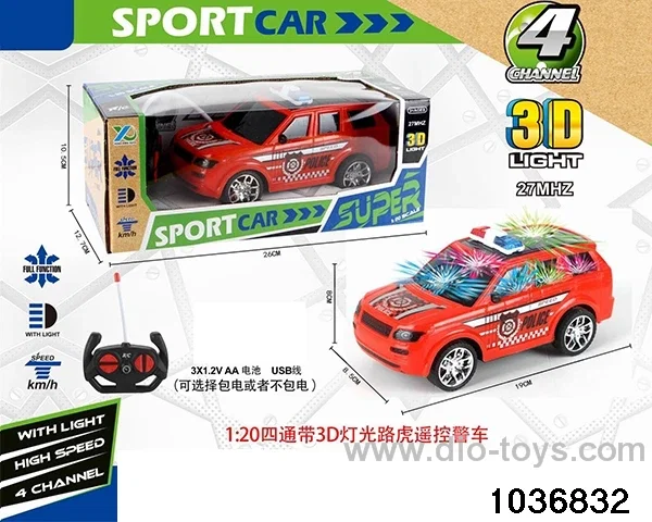1:20 4ch RC car with 3D light(contracted electricity) in window box