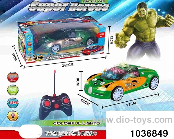1:14 4ch RC car with 3D light(no electricity) in window box