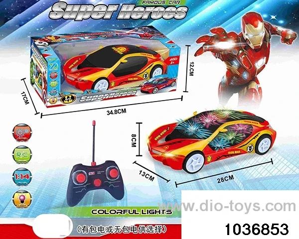 1:14 4ch RC car with 3D light(no electricity) in window box