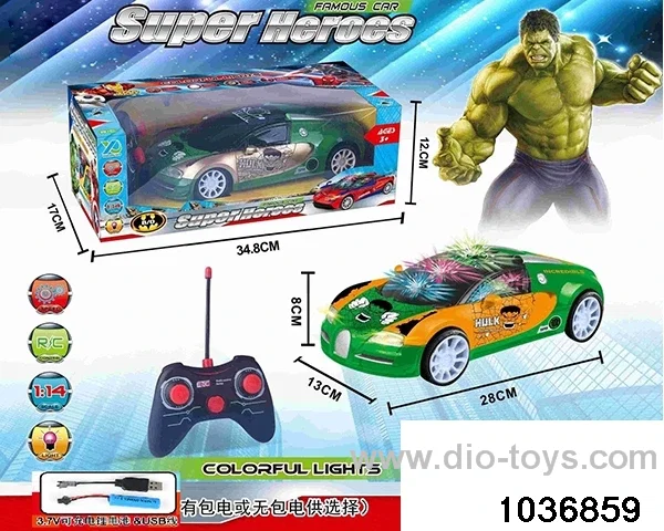 1:14 4ch RC car with 3D light(contracted electricity) in window box