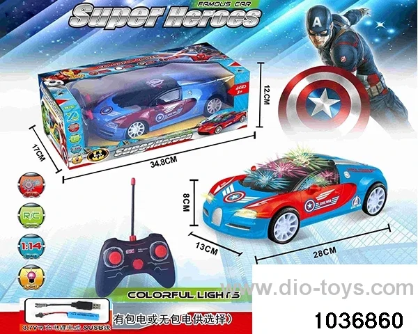 1:14 4ch RC car with 3D light(contracted electricity) in window box