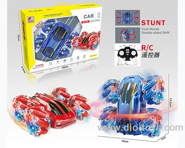 RC car  2color mixed loading  in  window box
