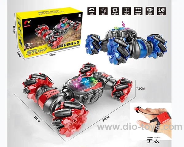 RC car with watch & light &music 2color mixed loading  in  color box