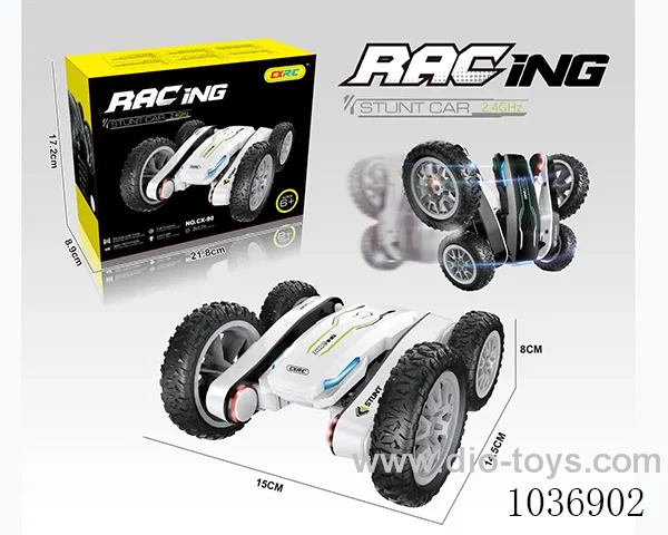 2.4G RC car with light 2color mixed loading  in  color box