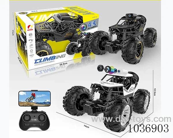 alloy RC car with WIFI camera &LED light in  win dow box