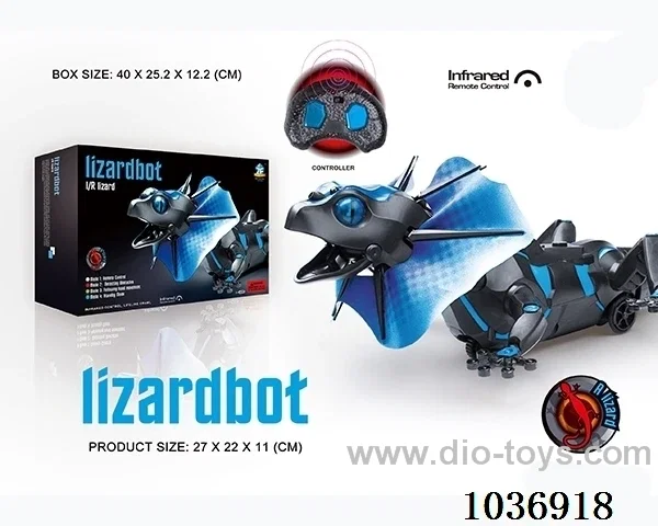 Infrared RC lizard in color box