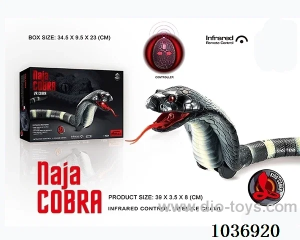 Infrared RC snake with USB charging cable 2color mixed loading