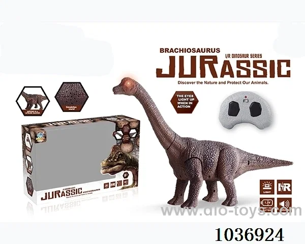 Infrared RC dinosaur in window box