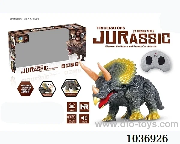 Infrared RC dinosaur in window box