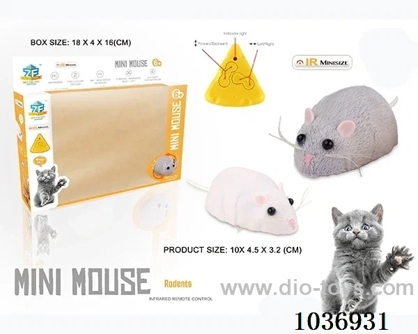 Infrared RC mouse 2color mixed loading in window box