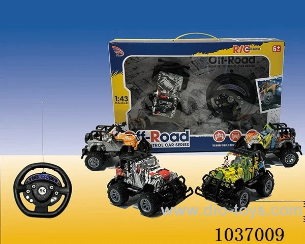 1:43 4ch RC car with light in window box