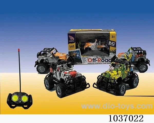 1:43 4ch RC car with light in window box