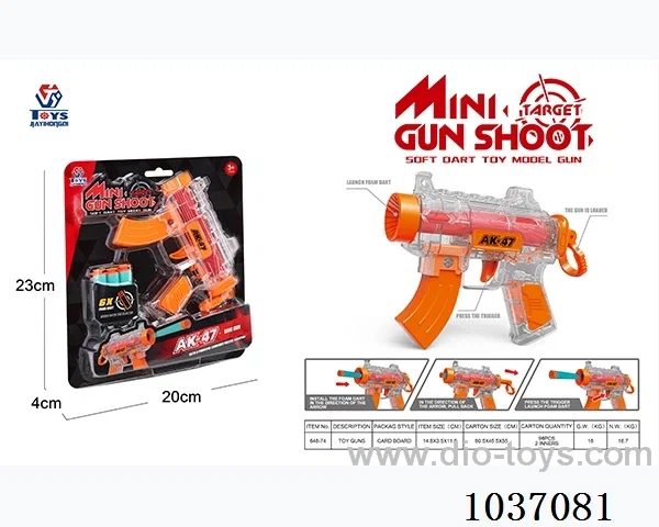 toy gun series in Blister with insert