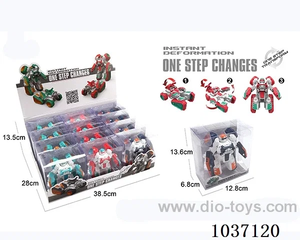 One-step deformation robot in Display box