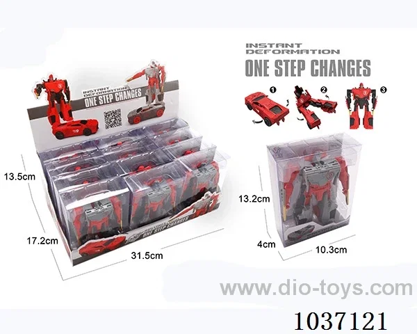 One-step deformation robot in Display box