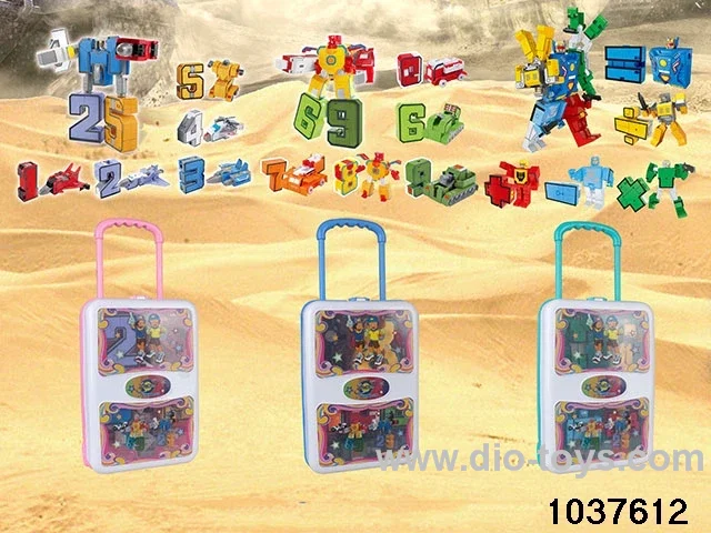 big number deformation toys in bubble bag
