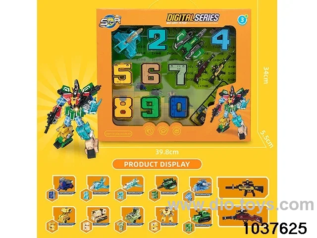 small-size deformation toys in window box