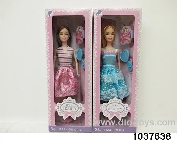 11.5 inch Barbie in window box