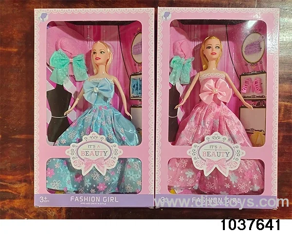 11.5 inch Barbie in window box