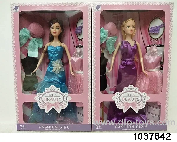 11.5 inch Barbie in window box