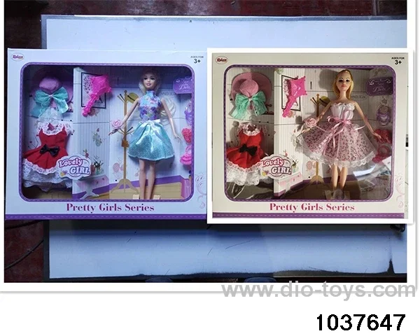 11.5 inch Barbie in window box