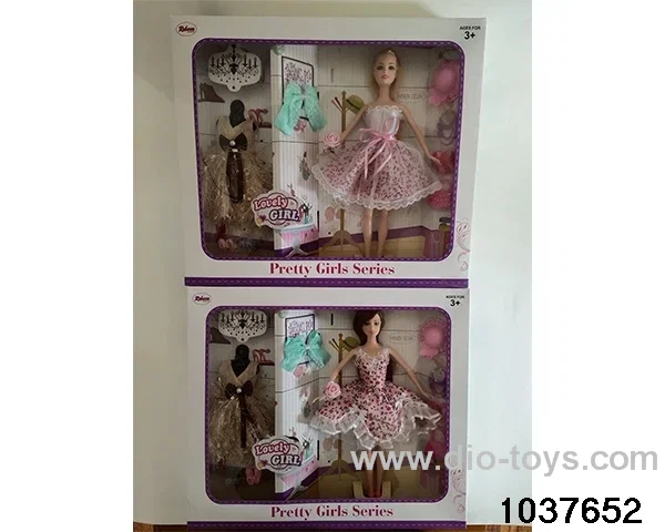 11.5 inch Barbie in window box